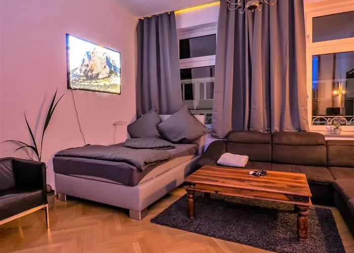 #213 Lux-Room - Zentrum Neuss - Naehe Duesseldorf Messe Mit Netflix & Prime